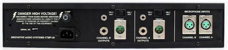 VTMP-2B - Classic Stereo Tube Mic Preamps
