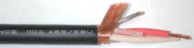 W3173 - Câble audio numérique AES/EBU 2c. 110 ohms (longue durée) (prix au pied)