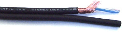 W3106 - Micro stéréo symétrique 2c. 24awg (prix par rouleau - 328 pieds)