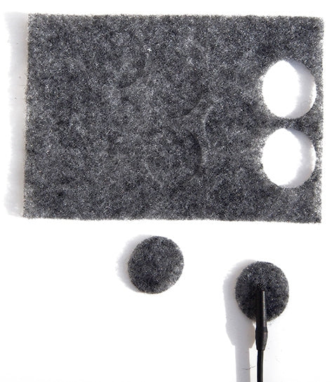 Bonnette Lavalier Undercover Gris - Paquet de 100 utilisations 065105