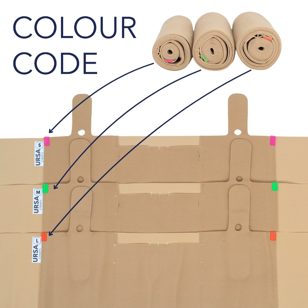 Live Strap - Double Pouch Small (Beige)