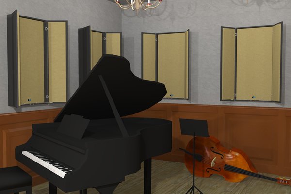 Cabine de voix off instantanée FlexiBooth grise