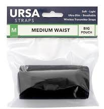 Ceinture - Moyenne avec grande pochette (Noir)