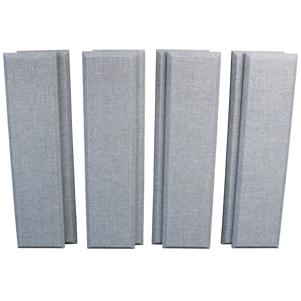 Colonnes de contrôle Broadway biseautées 12"x48", 3", grises