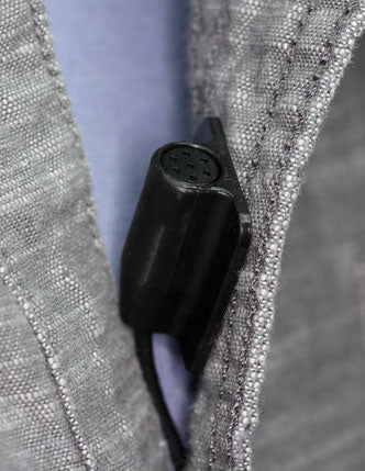 C Mount ME2 for Sennheiser G3 Wireless Lavalier Microphone - Black