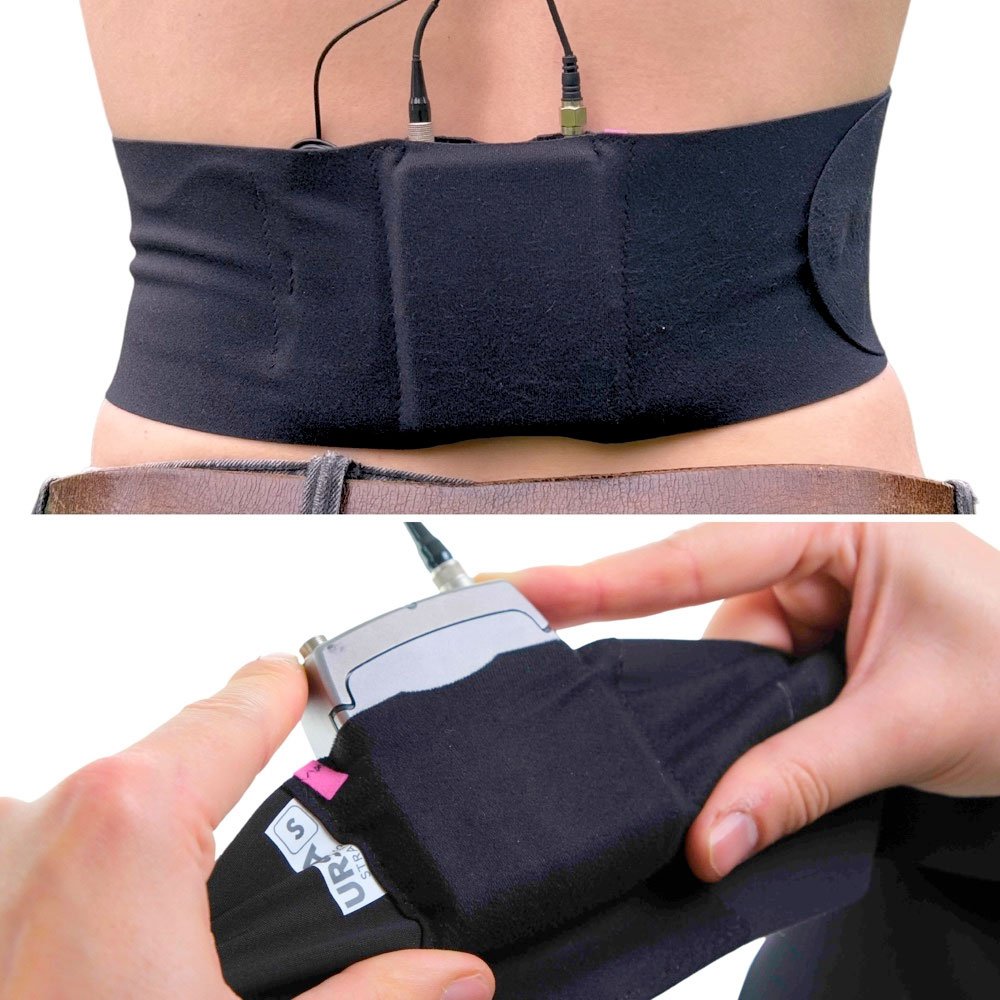 Ceinture - Petite avec petite pochette (Noir)