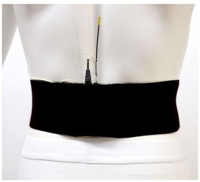 Ceinture - Moyenne avec petite pochette (Noir)