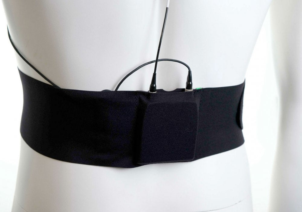 Ceinture - Grande avec petite pochette (Noir)