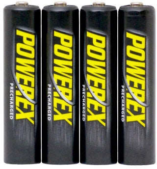 Powerex AA MHRAAAP4 1000 mAh 4-Pack Precharged Batteries