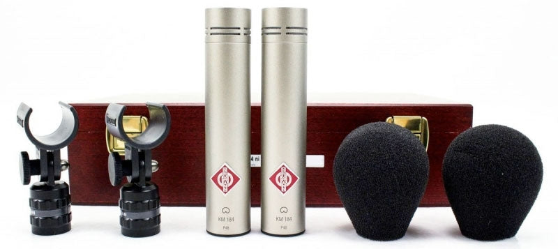 KM 184 Stereo Set with 2 x K&M 210/9 and 2 x Mogami Gold Studio 15'