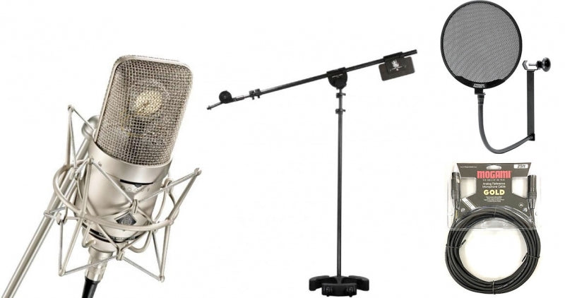 M 149 with Latch Lake 3300, Mogami Gold Studio 25' and Stedman Popscreen XL