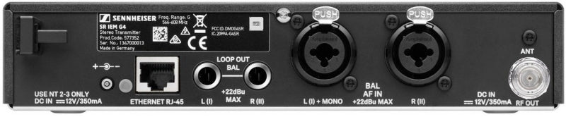 SR IEM G4 (A: 516-558 MHz)