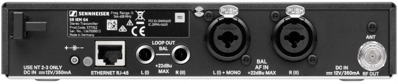 EW IEM G4 (G: 566-608 MHz)