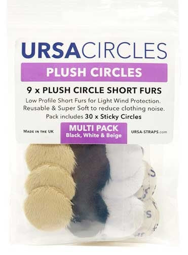9x Cercles en peluche + 30x Autocollants - Multipack