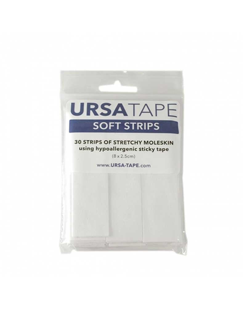 Bandes souples en ruban adhésif - 30 petites (blanches)