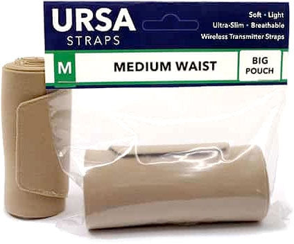 Ceinture - Moyenne avec grande pochette (beige)