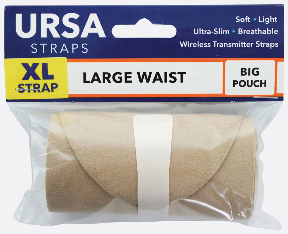 Ceinture - XL avec grande pochette (beige)