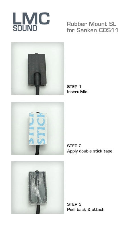 Rubber Mount Slim for Sanken COS 11 - Beige