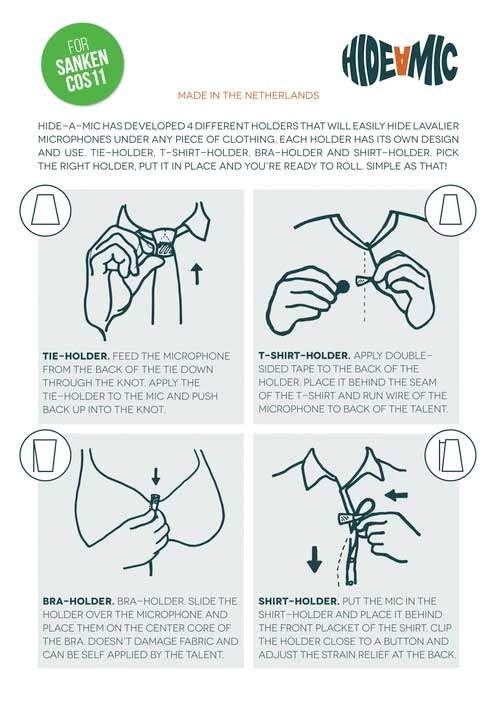 Holders for Sanken COS-11 (4-Set, White)