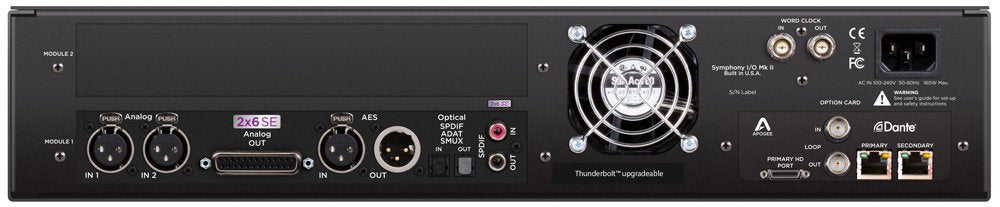 Symphony I/O MkII Dante 2x6 SE