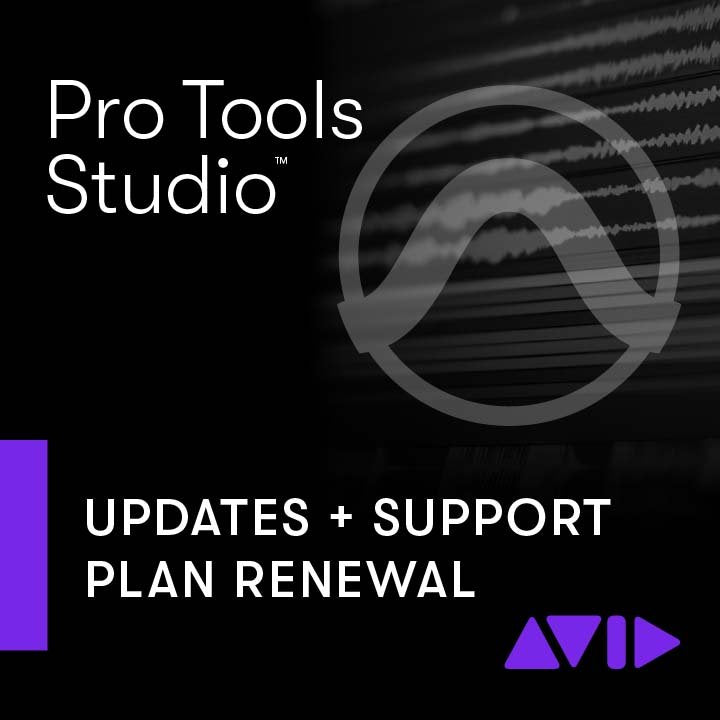 Pro Tools Studio - Mises à jour annuelles perpétuelles et RENOUVELLEMENT du support
