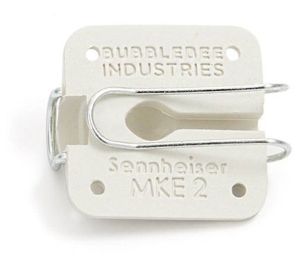 The Lav Concealer for SENNHEISER MKE-2 (Single, White)