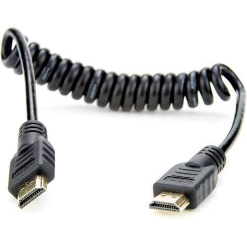 ATOM-CAB010 Full To Full Hdmi Coiled Cable