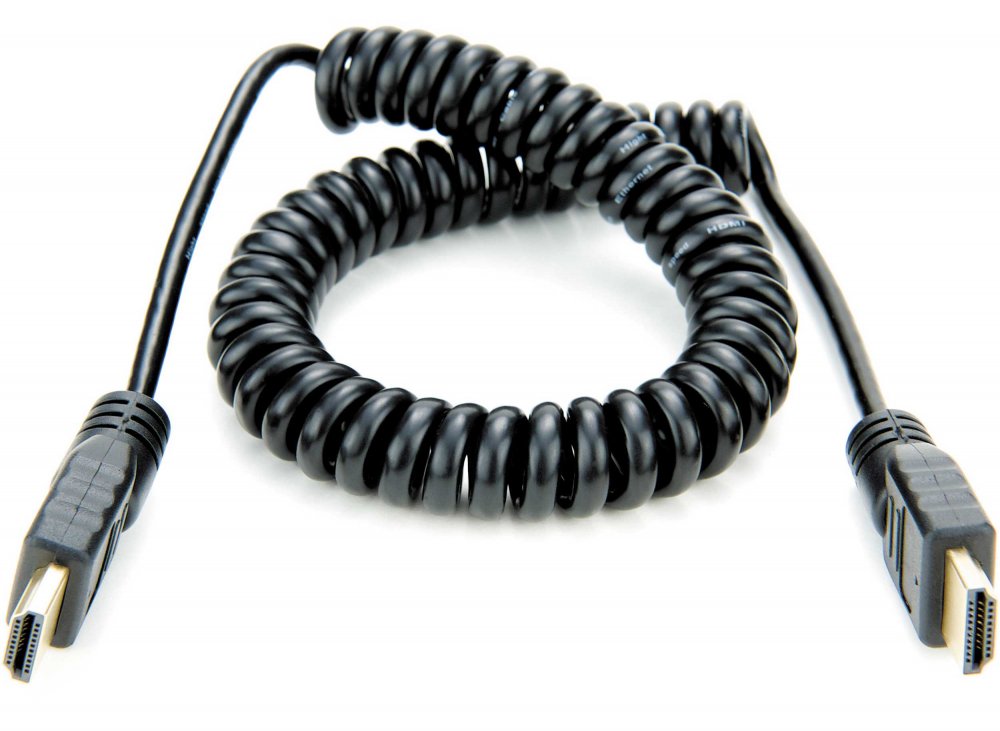 ATOM-CAB011 Full To Full Hdmi Coiled Cable