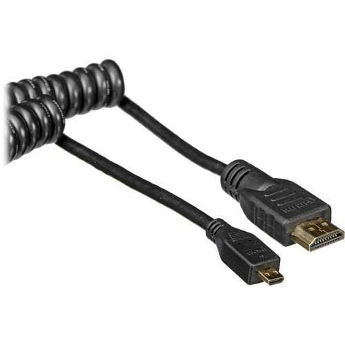 ATOM-CAB015 Micro To Full Hdmi Coiled Cable
