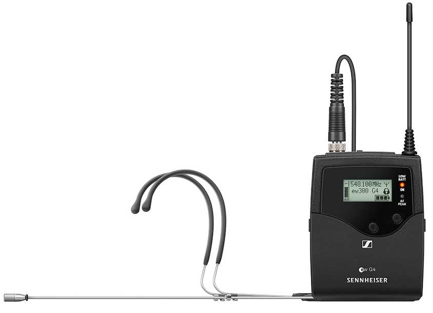 EW 300 G4-HEADMIC1-RC (Aw+ : 470-558 MHz))