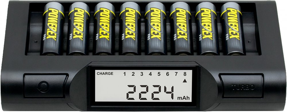 Powerex C980 8-bank NiMH AA/AAA Charger-Analyzer