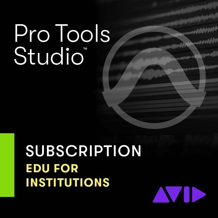 Pro Tools Studio - Abonnement 1 an NOUVEAU - Institution EDU