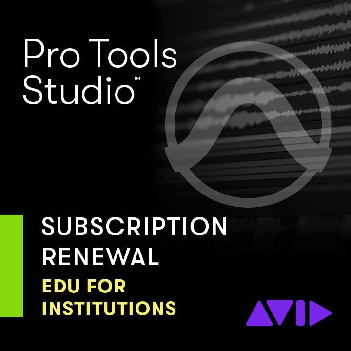 Pro Tools Studio - 1-Year Subscription RENEWAL - EDU Institution