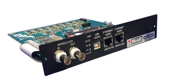 Carte d'option numérique Dante/USB 1073OPX