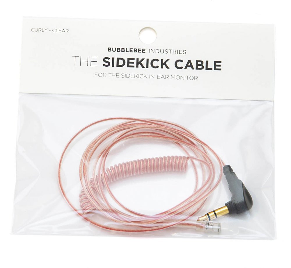 The Sidekick Cable Mono Curly - Clear