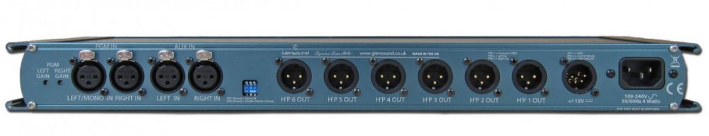 HA6+ - Six Stereo Headphone Amplifiers