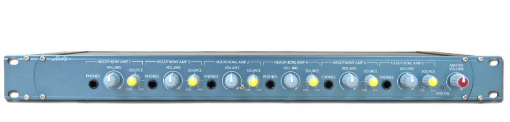 HA6+ - Six Stereo Headphone Amplifiers