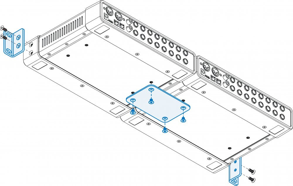 UltraLite-mk5 Half-Rack Coupler Kit