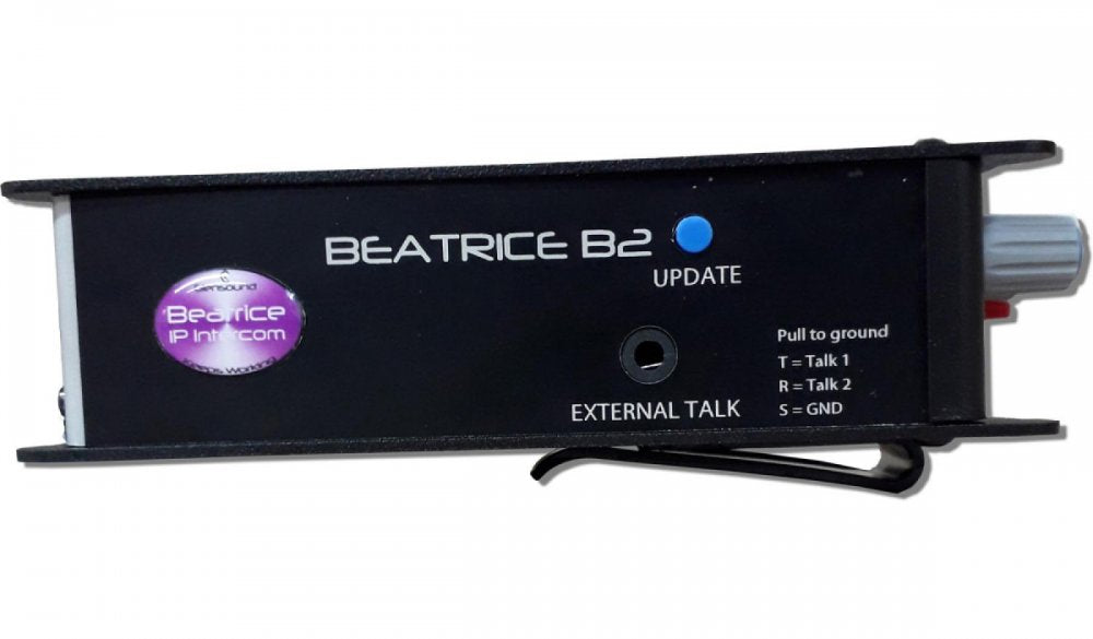 Beatrice B2 - 2 Channel Ultra Compact Beltpack Intercom