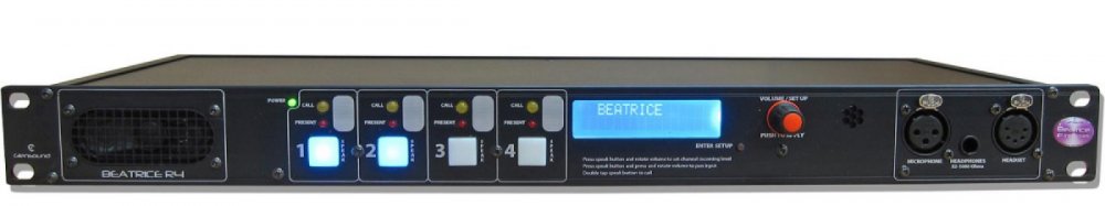 Beatrice R4 - Interphone 4 canaux en rack