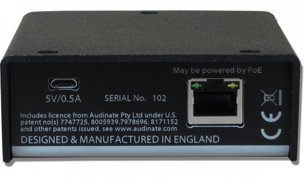 VIRGIL - Compact Dante Headphone Amplifier