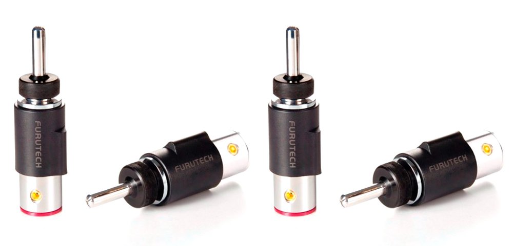 FT-212 (R) Rhodium Banana plug (set of 4)