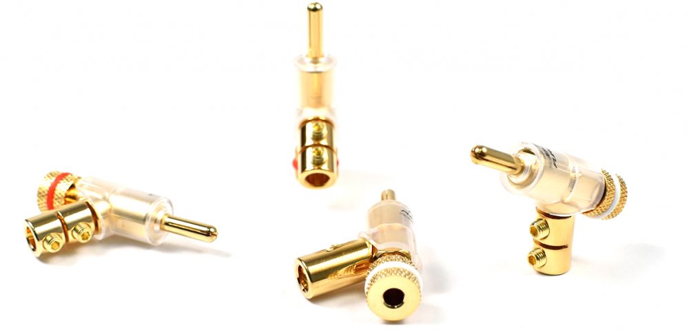 FP-202 (G) Gold Banana plug (set of 4)