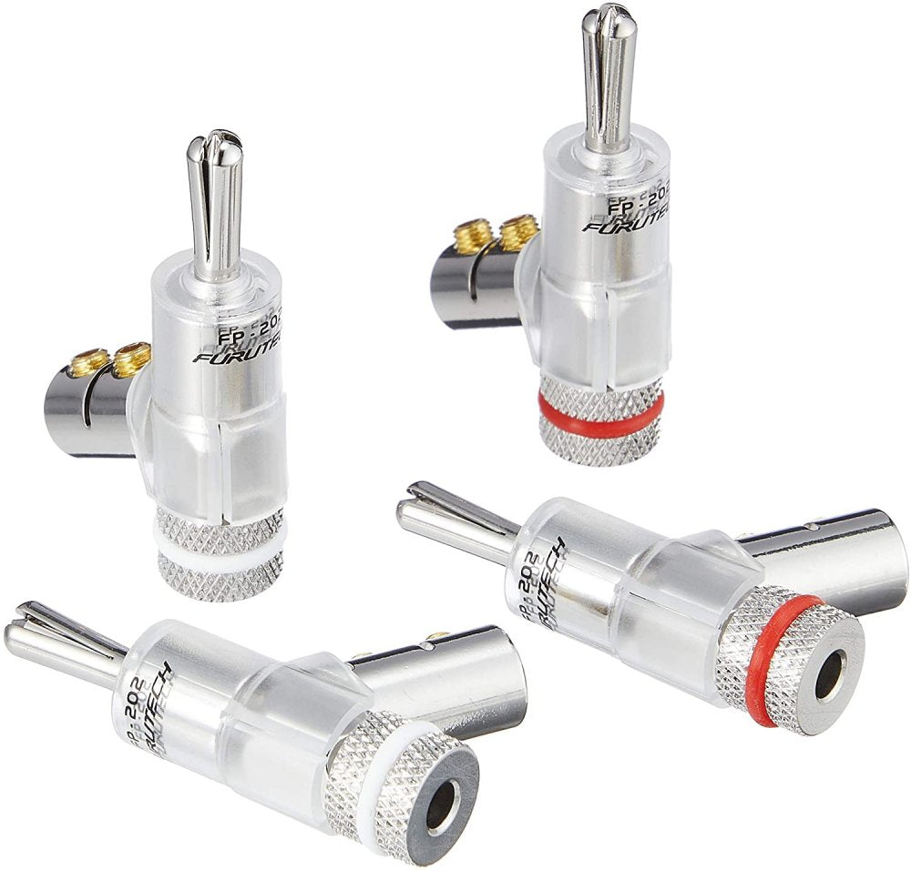 FP-202 (R) Rhodium Banana plug (set of 4)