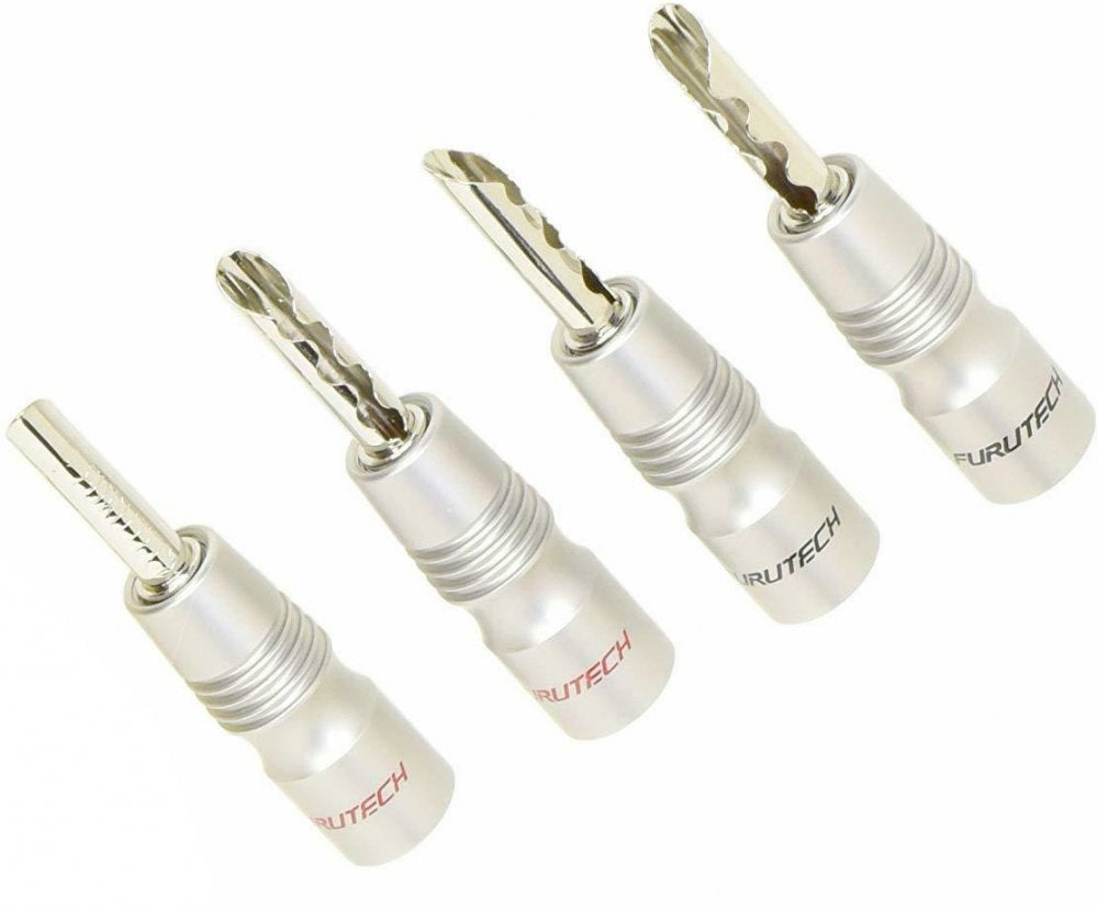 Fiche banane rhodium FP-200B (R) (jeu de 4)