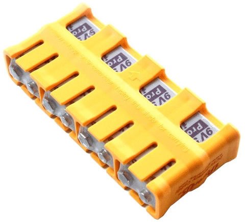 9 volt 800mAh Li-Polymer Rechargeable Battery - 4 Pack