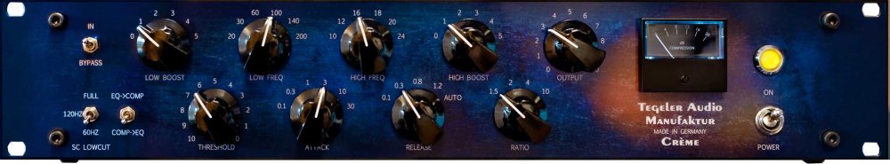 Crème - Bus Compressor and Mastering Equalizer