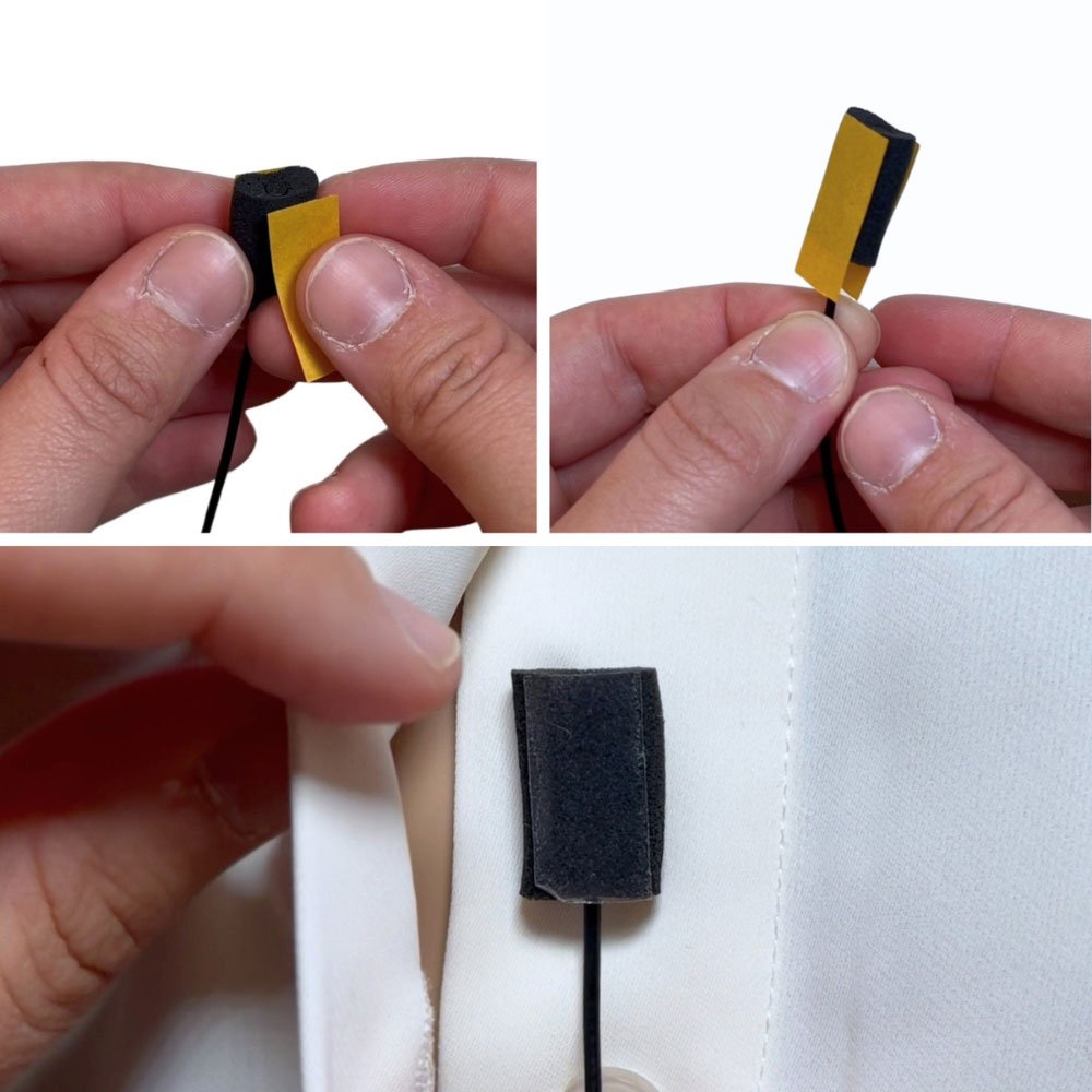 Mini Foamies - Paquet de 12 (Noir)