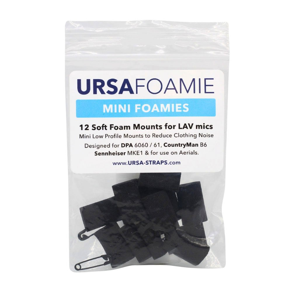 Mini Foamies - Paquet de 12 (Noir)