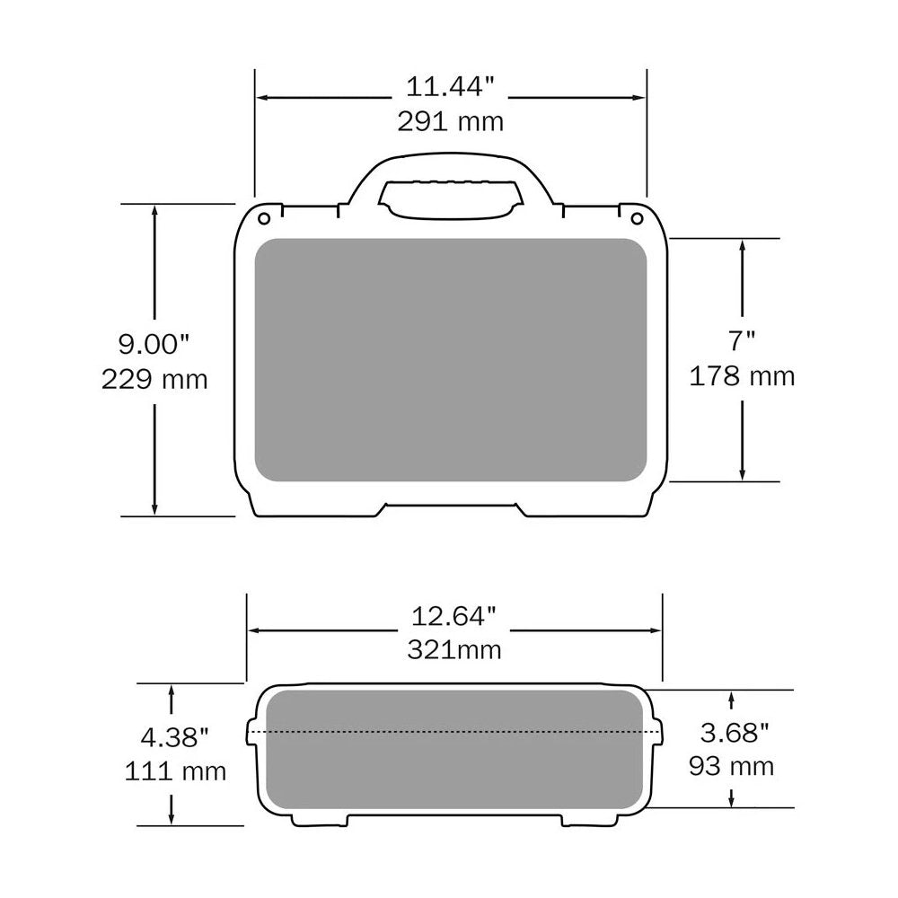 909 Case without Insert (Black)